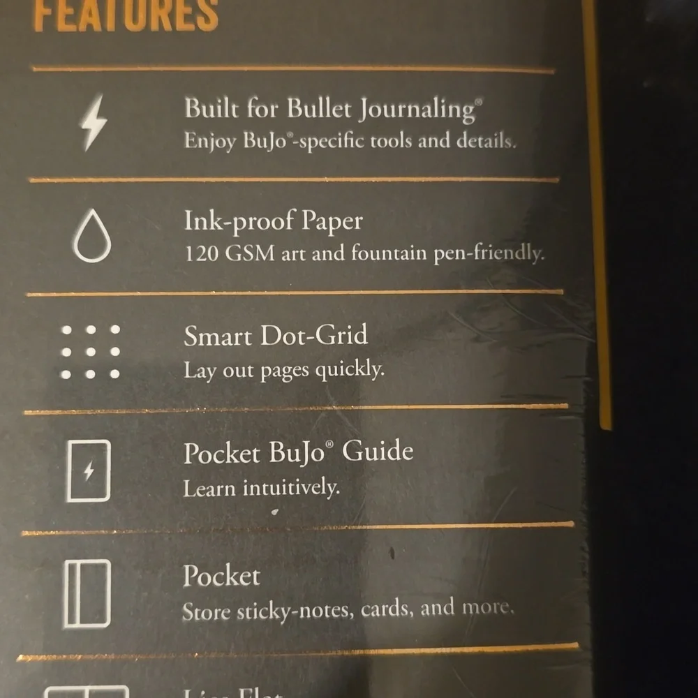 ❤️BUY 5 GET 3 FREE Bullet Journal Edition 2, Yellow24, Retail Price $31.50US